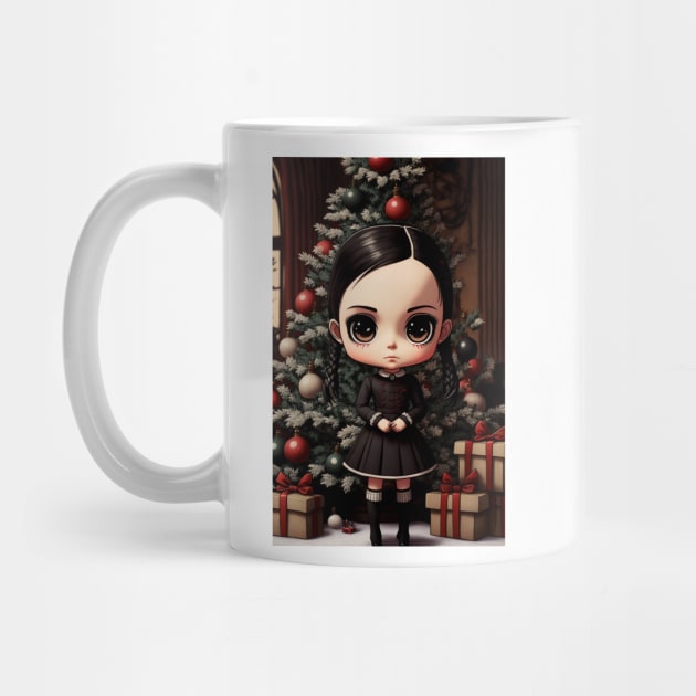 Wednesday Addams Christmas by JigglePeek